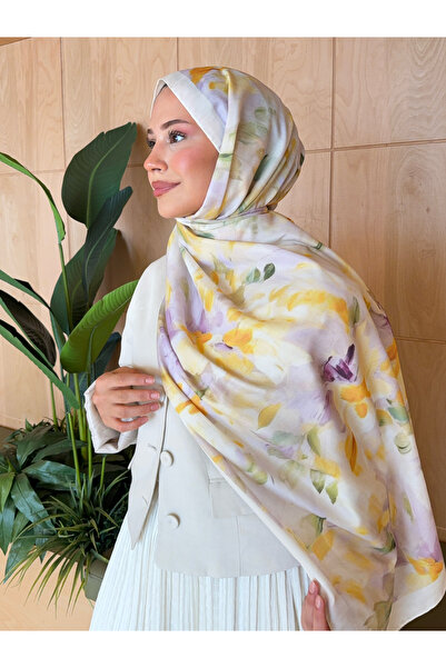 Ahsenhijab Patterned Cotton Soft Shawl Women