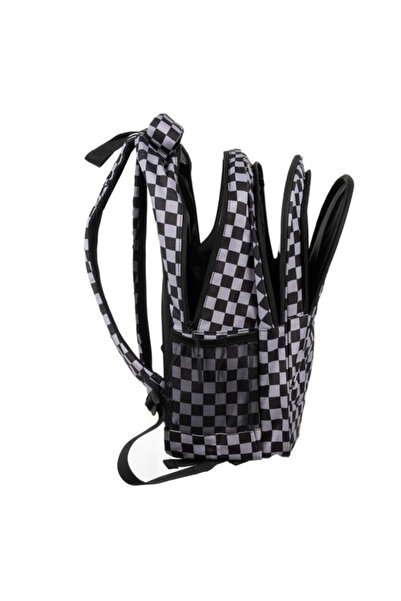 zola School bag and backpack set, 3 compartments, pockets, 50x30x20/42x34 cm, 30L, checked