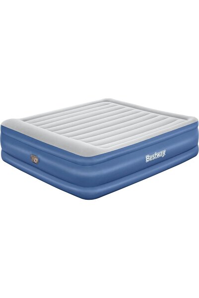 BESTWAY 80" x 76" x 22"/2.03m x 1.93m x 56cm Tritech Airbed King Built-in AC Pump - 67692