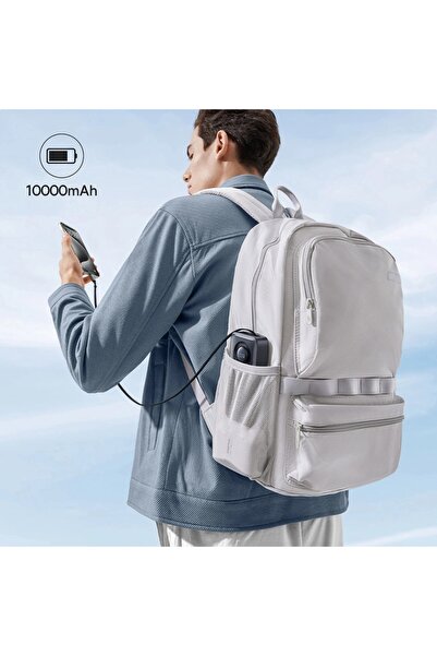 Baseus Baterie externă Free2Pull, 10000mAh, cablu USB-C retractabil, 30W, Negru