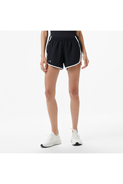 Under Armour Fly By 3 Kadın Siyah Koşu Şortu