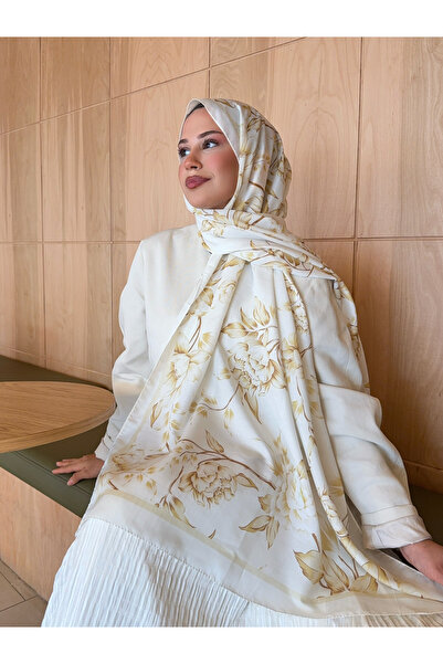 Ahsenhijab Desenli Pamuk Soft Şal Kadın
