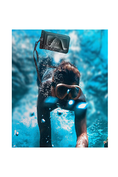 Nettech Yüksek Kalite Tüm Telefonlara Uyumlu IP68 Yağmur Su Geçirmez Waterproof Deniz Havuz Altı Geçirmez