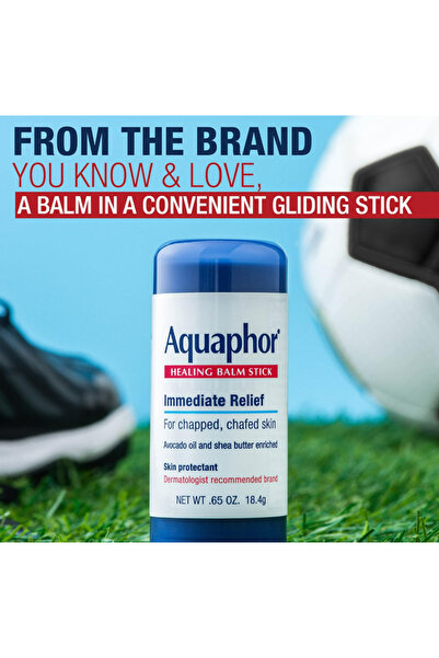 Aquaphor Healing Balm Stick, Skin Protectant with Avocado Oil and Shea Butter 18.4g (0.65 oz)