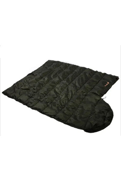 ACTION ONE Fiordland hooded envelope sleeping bag, 200+35 *80 cm, army