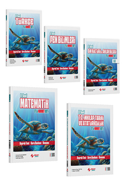 İşleyen Zeka Yayınları İşleyen Zeka 8. Sınıf LGS Tüm Dersler 3 lü Kuvvet Serisi Seti 5 Kitap 2026