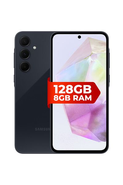 Samsung Telefon mobil Galaxy A35, Dual SIM, 8GB RAM, 128GB, 5G, Awesome Navy
