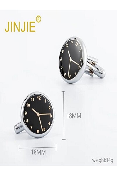 Premium Watch Design Cufflinks for Men - Stylish Party Wear Cufflinks