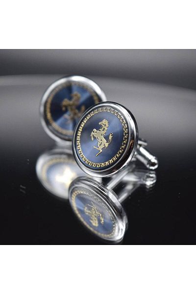 Ferrari Cufflinks for Men - Premium Cufflinks for boys - formal cufflinks with box