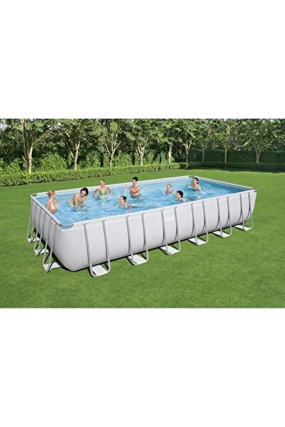 BESTWAY POWER STEEL RECTANGULAR POOL SET 732X3.6X32CM 26-56475