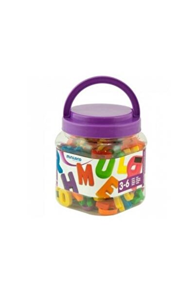 Miniland Litere mari magnetice 155 buc