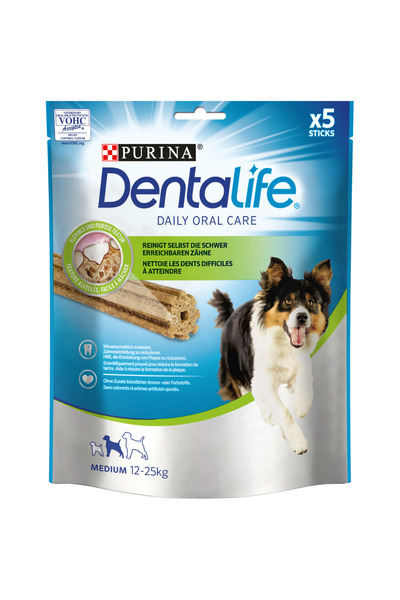 Purina One DENTALIFE MEDIUM pentru caini de Talie Medie, recompense pentru caini, 115 g