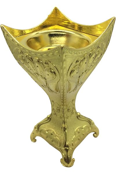 asmiat Metal Incense Burner – Charcoal & Cone Holder