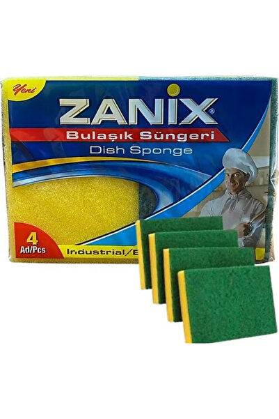 Zanix 4 Dish Sponge