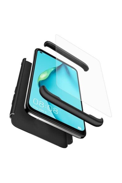 dalip Husă pentru Huawei P40 Lite + Protector de Ecran, GKK 360, Negru