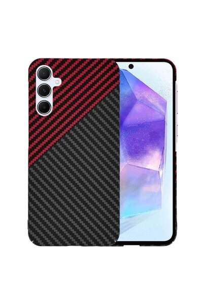 Tim Protective Case for Samsung Galaxy A55 5G, Timacondesign, U3, Hard Plastic, Elegant Ruby Vortex