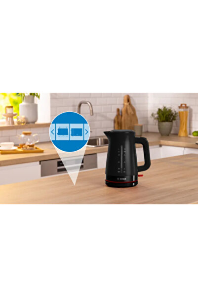 Bosch غلاية كهربائية MyMoment 3000 واط، سعة 1.7 لتر، مزودة بحماية من الغليان الجاف