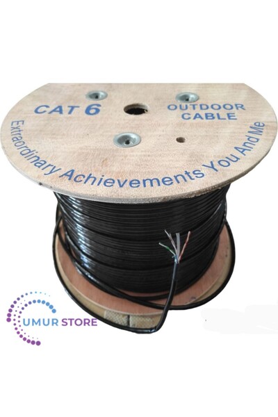 Herz 50 Metre Dış Ortam Internet Kablosu Cat6 50 mt Özel Üretim