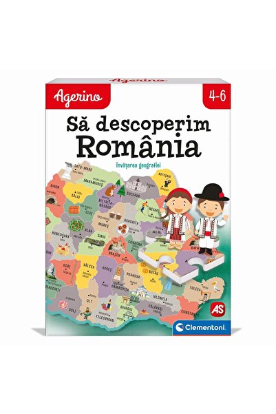 As Games Joc educativ Agerino Sa descoperim Romania: Invata