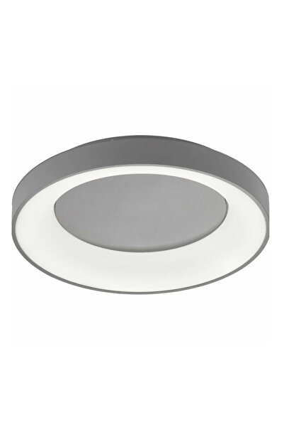 LUXXO Lampă de tavan LED, 2700K/4000K/6500K, Tricolor, Diametru 55cm, 55W, Gri