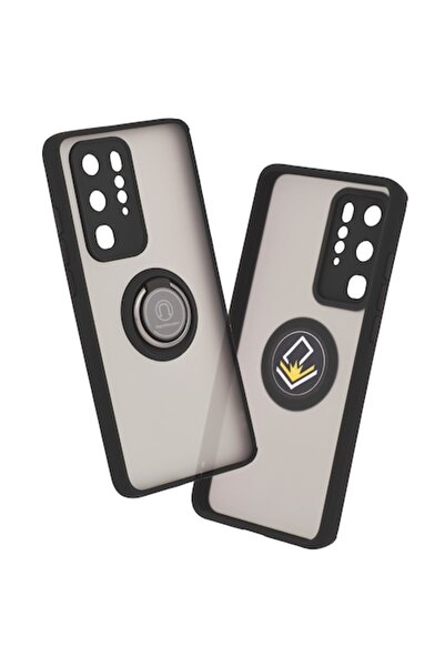 OEM За Huawei P40 Pro, Techsuit Glinth, черен
