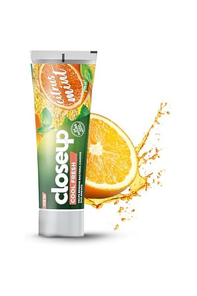 Closeup Cool Fresh Toothpaste, Citrus Mint, helps remove bacteria causing bad breath, 75ml