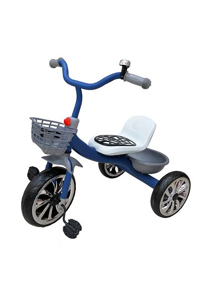 rexa Kids Three-Wheel Ride-On Tricycle with Basket and Rear Tray