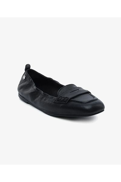 Greyder 34361 Black Genuine Leather Casual Women's Ballerinas