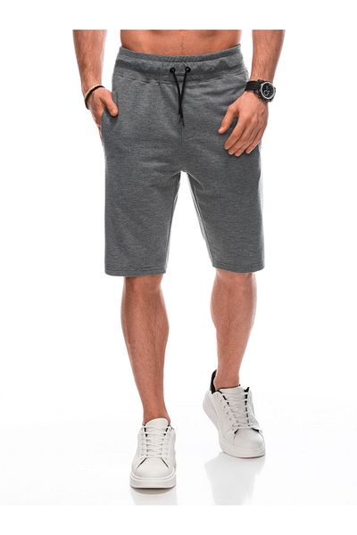 Edoti Men's sweat shorts EM-SRBS-0101 grey M