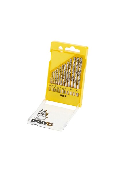 Dewalt - HSS-G High Performance Metal Drill Bits, 13 Pieces [DT5922-QZ]