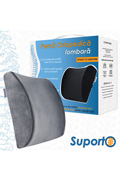 Suporto Pernă lombară ortopedică pentru scaun cu suport lombar
