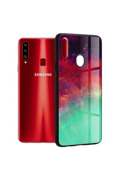 Modo Compatible Case for Samsung Galaxy A20s, Perfect Grip D752, Premium Lexgard, Fiery Ocean