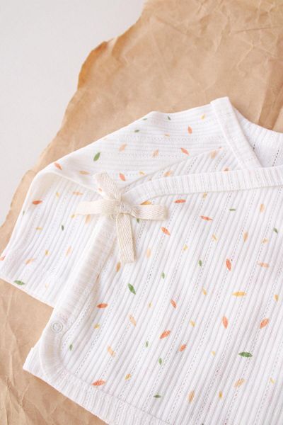 Oh La La Koala For Little Ones Colorful Printed Double Breasted Newborn Top