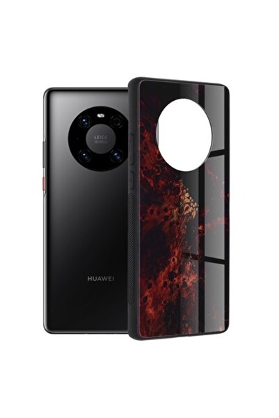 Velox Husă de înaltă protecție pentru Huawei Mate 40 Pro, rezistentă la impact B5066, plastic dur, culoare Ruby Nebula
