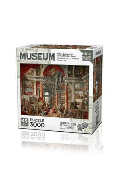 Ks Games Picture Gallery with Views of Modern Rome Puzzle 3000 Pieces 23014