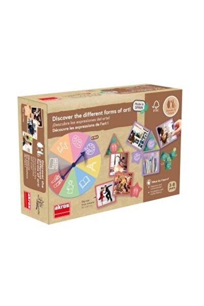 AKROS Joc educational de asociere Descopera formele arte