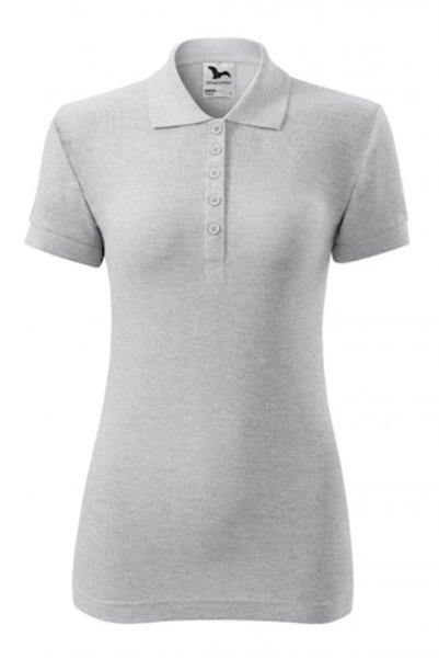 Malfini Tricou polo pentru dama Cotton, gri deschis, marime XS