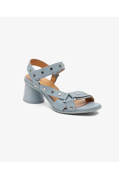 Greyder 34490 Blue Genuine Leather Casual Women's Sandals