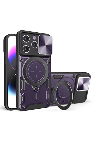 Techsuit Carcasă pentru iPhone 13 Pro Max, CamGuard Pro Q69, oțel inoxidabil,...