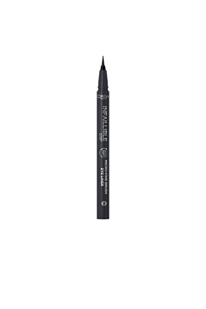 L'Oreal Paris Eyeliner cu precizie ultra fina, L’oreal Paris INFAILLIBLE GRIP, 01 obsedian, 0.4 g