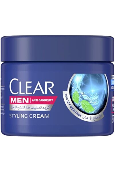 Clear كريم تصفيف الشعر الناعم لتصفيف الشعر بشكل غير رسمي، كريم كول سبورت مينث...