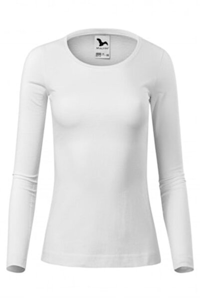 Malfini Γυναικείο T-shirt Fit-T μακρυμάνικο, Λευκό, Μέγεθος 3XL