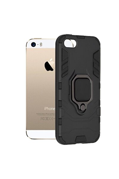 Modo Θήκη συμβατή με iPhone 5/5s/SE, Απορροφητική θήκη, D824, Μαύρη σε απόχρω...
