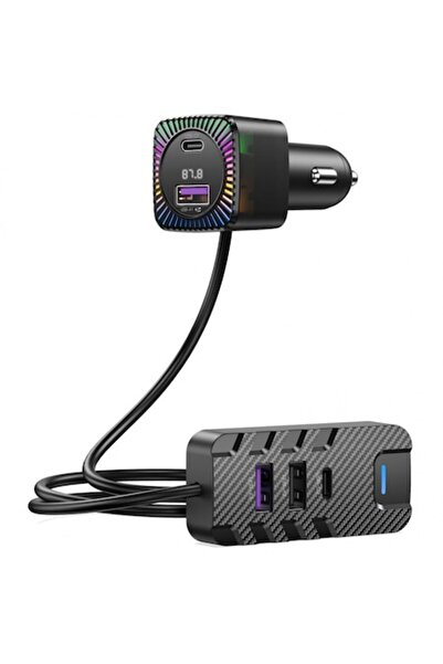 Tim Modulator FM Bluetooth BCC13, Precision Fit, L35, 2 x USB-C - 3 x USB-A