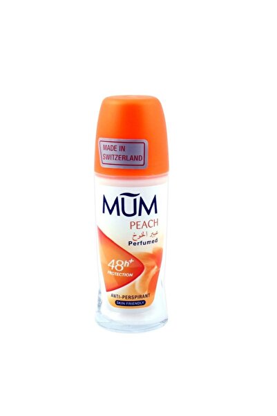 MUM Peach Perfumed Roll-On Deodorant for Women, 50ml