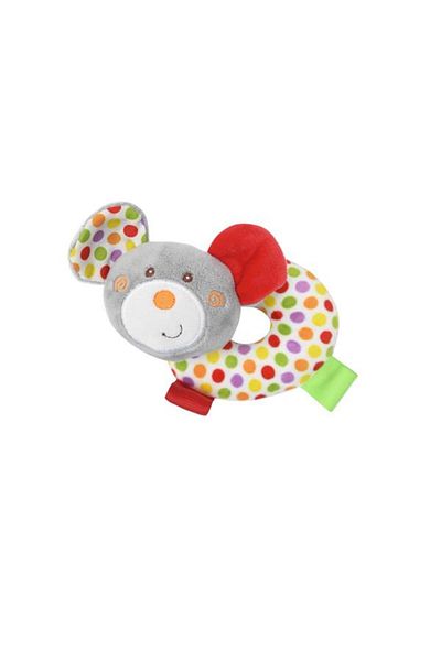 LORELLİ Plus Toy, Lorelli, Donut with Mouse Head, 11 cm, Rattle, 0+ Months
