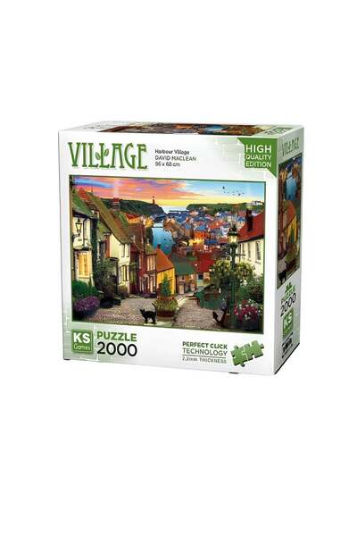 Ks Games Harbour Village 2000 Parça Puzzle