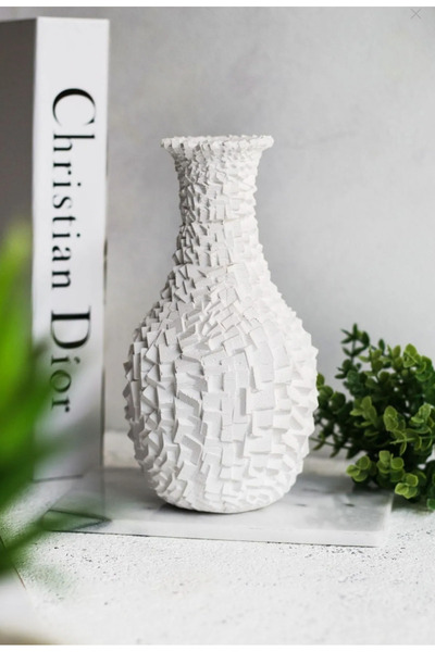 LALEZEN HOME Cubed Pattern Vase