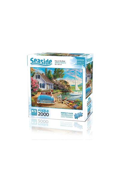 Ks Games لغز الكلب على القارب 2000 قطعة