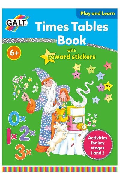 Galt Activity book and stickers - Multiplication board